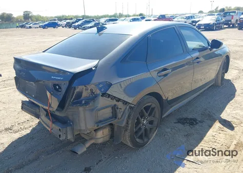 2022 Honda Civic Sport из США, поврежденный, VIN 2HGFE2F59NH600191